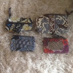 Vera Bradley lot of 4 NWOT small bags